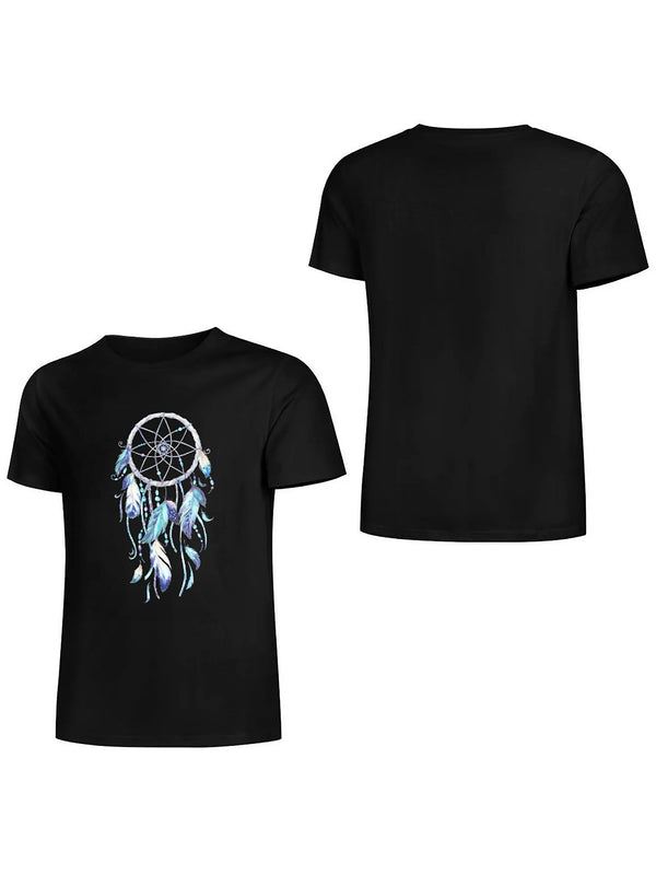 Earkoha Graphic T Shirts for Women Summer Casual Halloween Printed Tee Cotton Tops Loose Fit