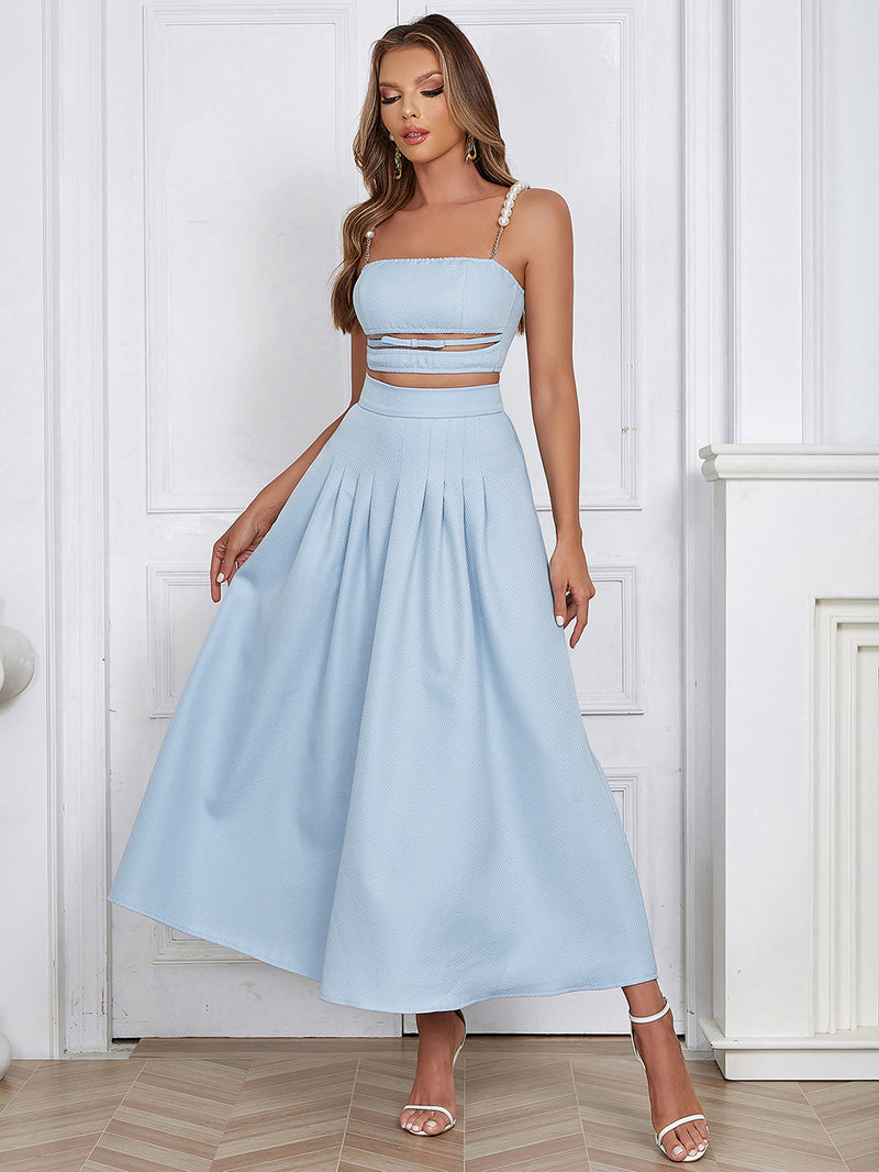 Light Blue Bodycon Set HB02620