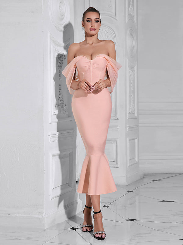 Pink Bandage Dress HB100272