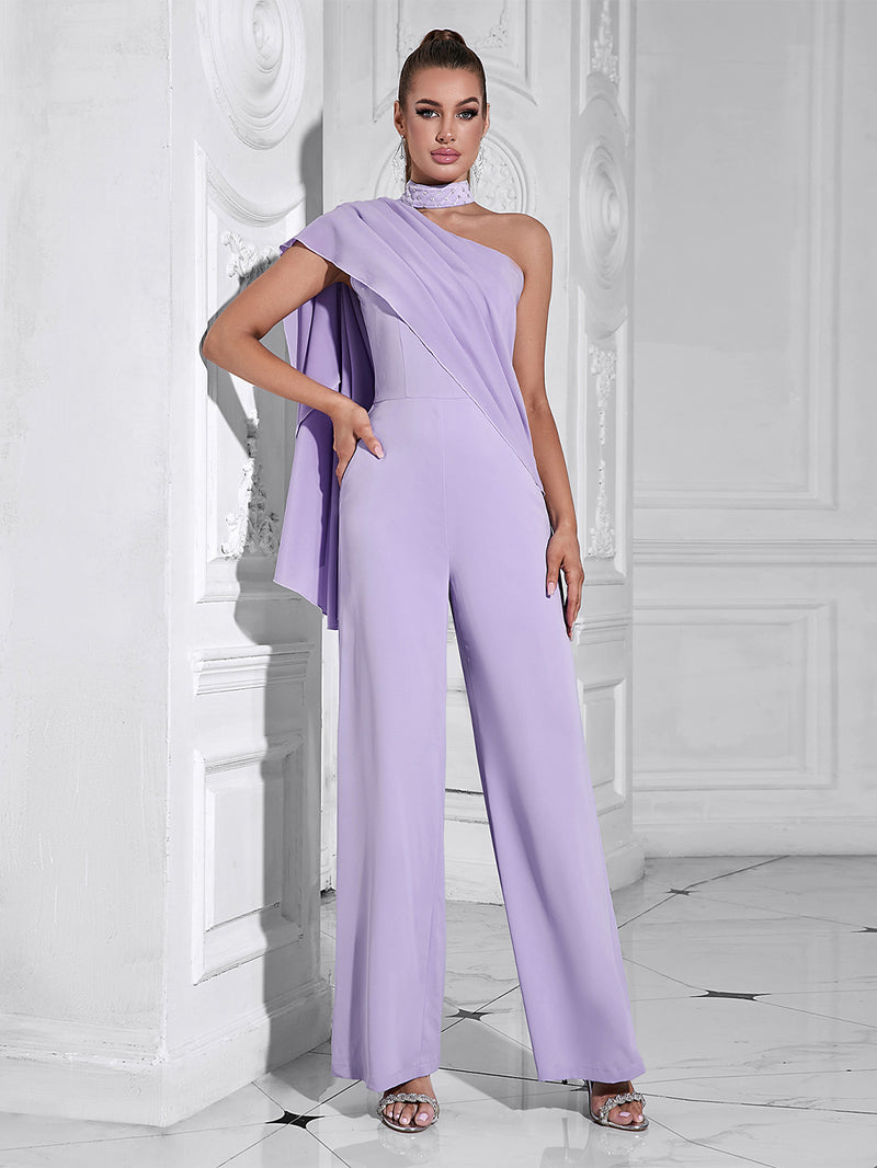 Purple Bodycon Jumpsuit HB101450