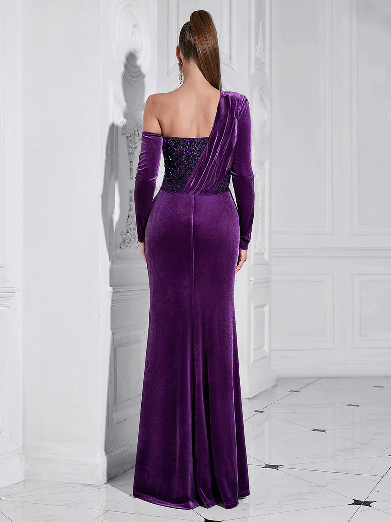 Purple Bodycon Dress HB10226