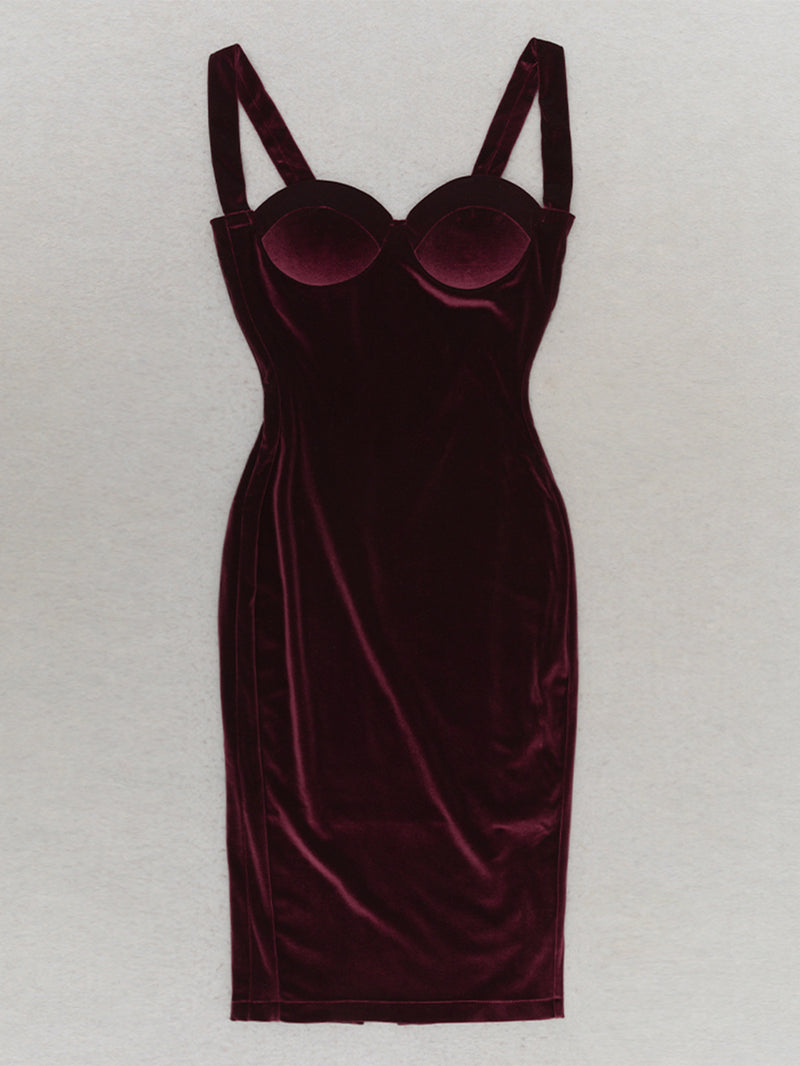 Claret Bodycon Dress HB6918