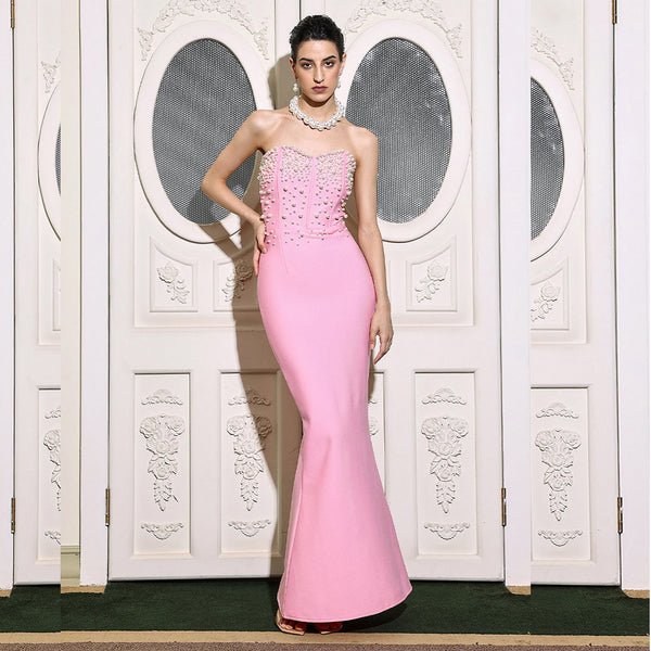 Pink Bandage Dress HL9751