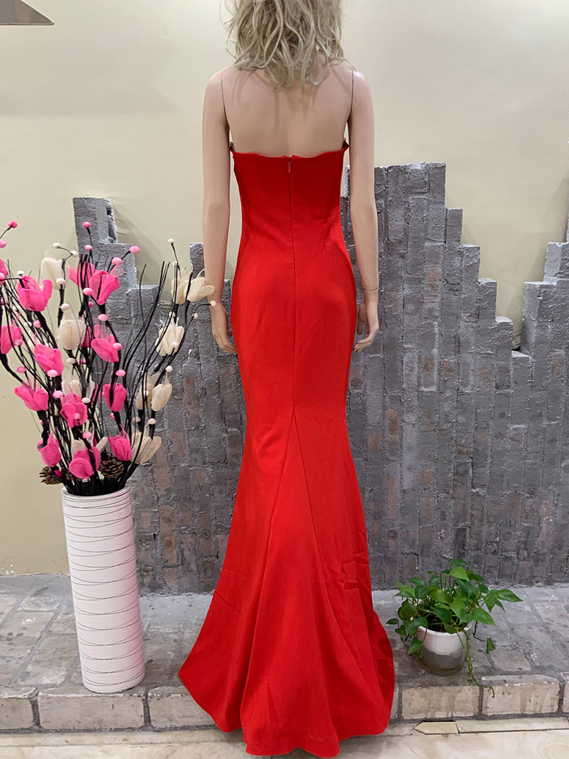 Red Bodycon Dress HT1198