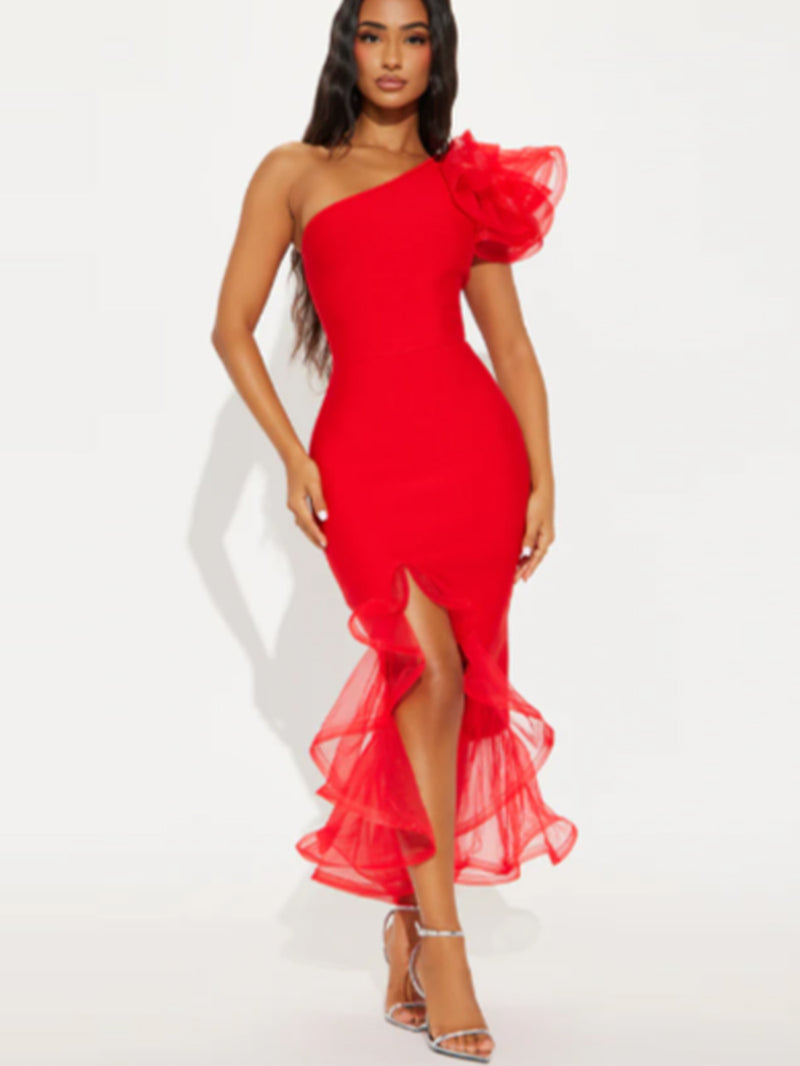 Red Bandage Dress PF24186